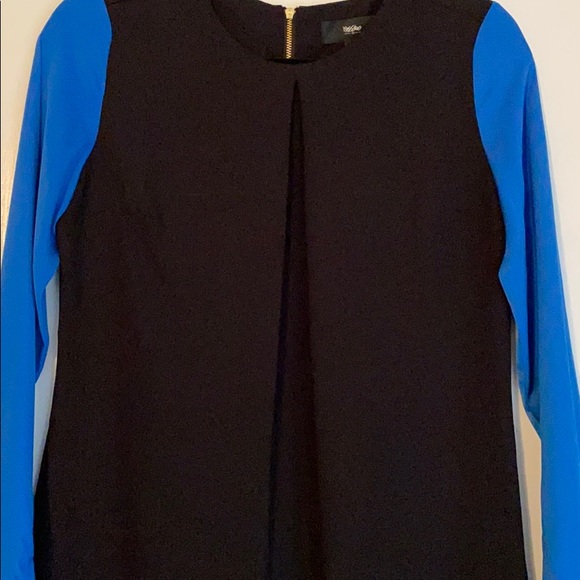 Mossimo Black and Blue Shift Dress XS - Picture 2 of 7